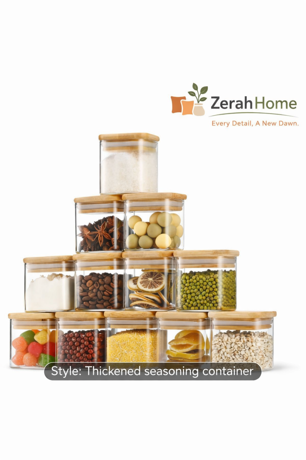 Spice Jars -12 pcs