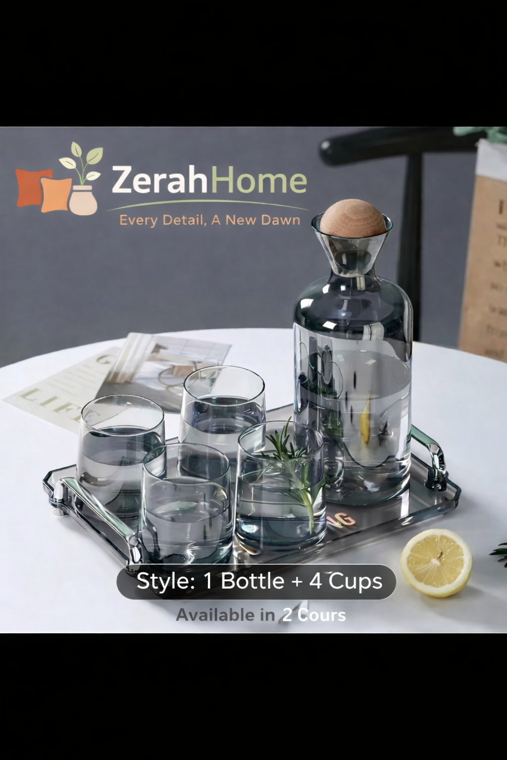 Glass Carafe Set